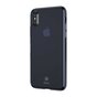 Baseus Simple Series transparent la coque compatible avec iPhone X XS - Bleu