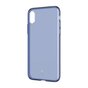 Coque iPhone X XS Baseus Simple Series transparente - Bleu