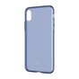 Baseus Simple Series transparent la coque compatible avec iPhone X XS - Bleu