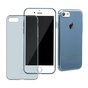 Coque Baseus Simple Series transparente compatible avec iPhone 7 8 SE 2020 SE 2022 - Bleu