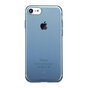 Coque iPhone 7 8 SE 2020 SE 2022 Baseus Simple Series transparente - Bleu