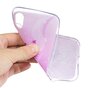Coque TPU Flower branch pour iPhone X XS - Violet Rose
