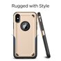 Coque iPhone X XS antichoc Pro Armor - Housse de protection Or - Protection suppl&eacute;mentaire