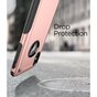Coque Antichoc Pro Armor compatible avec iPhone X XS - Coque de protection Or Rose - Protection suppl&eacute;mentaire