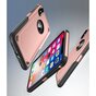 Coque iPhone X XS antichoc Pro Armor - Housse de protection en or rose - Protection suppl&eacute;mentaire