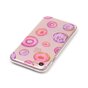 Coque Transparente Donuts Coque iPhone 7 8 SE 2020 SE 2022 - Violet Rose Transparent