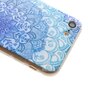 Coque Mandala TPU compatible avec iPhone 7 8 SE 2020 SE 2022 - D&eacute;coration Bleu