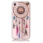 Coque transparente en TPU attrape-r&ecirc;ves compatible avec iPhone 7 8 SE 2020 SE 2022 Plumes - Transparent