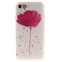 Coque Poppy TPU compatible avec iPhone 7 8 SE 2020 SE 2022 - Blanc Rose