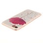 Coque Poppy TPU compatible avec iPhone 7 8 SE 2020 SE 2022 - Blanc Rose