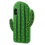 Coque en silicone 3D cactus la coque compatible avec iPhone X XS - Vert