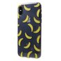 Coque Fruit Banane en TPU la coque compatible avec iPhone X XS - Jaune Transparent