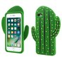 Coque en silicone cactus 3D compatible avec iPhone 6 Plus 6s Plus - Vert