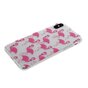 Coque en TPU Flamants roses la coque compatible avec iPhone X XS - Transparente
