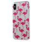 Coque en TPU Flamants roses la coque compatible avec iPhone X XS - Transparente