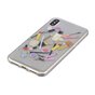 Coque de maquillage en TPU compatible avec iPhone X XS - Transparente