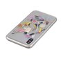 Coque de maquillage en TPU compatible avec iPhone X XS - Transparente