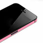 Autocollant de pare-chocs compatible avec iPhone 5 5s SE 2016 Decor Color Edge Skin - Rose
