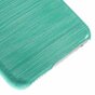Coque rigide bross&eacute;e compatible avec iPhone 6 6s - Bleu