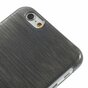 Coque rigide bross&eacute;e compatible avec iPhone 6 6s - Gris