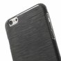 Coque rigide bross&eacute;e la coque compatible avec iPhone 6 Plus 6s Plus - Gris
