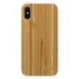 &Eacute;tui en bois de bambou &eacute;tui compatible avec iPhone X XS - Bois v&eacute;ritable