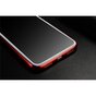 TPU en fibre de carbone la coque compatible avec iPhone X XS - Rouge