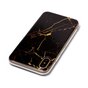 Coque en marbre Coque en TPU pour iPhone X XS - Or noir