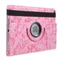 &Eacute;tui rotatif floral compatible avec iPad 2017 2018 - Rose