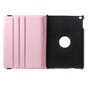 Coque rotative Flower iPad 2017 2018 - Rose