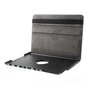 &Eacute;tui standard &agrave; couverture rotative Zebra compatible avec iPad 2017 2018 - Noir Blanc
