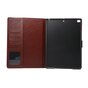 Housse en cuir denim compatible avec iPad 2017 2018 - Bleu Marron