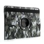 Housse &agrave; imprim&eacute; militaire &agrave; manches camouflage compatible avec iPad 2017 2018 - Vert Blanc Noir