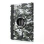 Housse &agrave; imprim&eacute; militaire &agrave; manches camouflage compatible avec iPad 2017 2018 - Vert Blanc Noir
