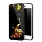 Coque hybride en TPU PC NXE Phoenix compatible avec iPhone 6 6s - Noir cristal