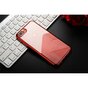 Coque en TPU Sulada Transparent pour iPhone 7 Plus 8 Plus - Rouge M&eacute;tallis&eacute;