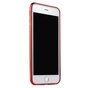 Coque en TPU Sulada Transparent pour iPhone 7 Plus 8 Plus - Rouge M&eacute;tallis&eacute;