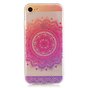 Coque TPU Transparent Mandala iPhone 7 8 SE 2020 SE 2022 - Rose Violet