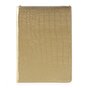 &Eacute;tui standard &agrave; couverture torsad&eacute;e &agrave; texture de peau de crocodile compatible avec iPad 2017 2018 - Or