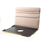&Eacute;tui standard &agrave; couverture torsad&eacute;e &agrave; texture de peau de crocodile compatible avec iPad 2017 2018 - Or