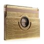 Housse standard en peau de crocodile Twist Cover iPad 2017 2018 - Or