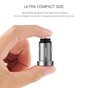 Chargeur de voiture universel double USB Aukey 2,4 amp&egrave;res - Gris