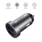 Chargeur de voiture universel double USB Aukey 2,4 amp&egrave;res - Gris