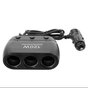 R&eacute;partiteur de port prise allume-cigare HUB 120W - Noir