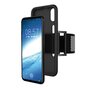 Bande de sport Housse de protection en silicone compatible avec iPhone X XS - Bracelet noir