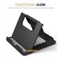 Support de t&eacute;l&eacute;phone de bureau pliable universel - Noir r&eacute;glable