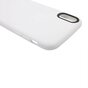 Coque flexible en TPU compatible avec iPhone X XS - Blanc