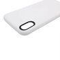 Coque flexible en TPU compatible avec iPhone X XS - Blanc