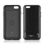 Curseur pour carte hybride en plastique TPU bross&eacute; pour iPhone 6 Plus 6s Plus - Noir Standard