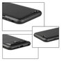 Bross&eacute; compatible avec iPhone 6 Plus 6s Plus TPU &eacute;tui hybride en plastique curseur de carte - Noir Standard